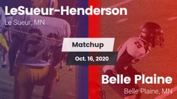 Matchup: LeSueur-Henderson vs. Belle Plaine  2020