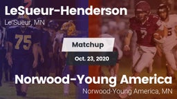 Matchup: LeSueur-Henderson vs. Norwood-Young America  2020