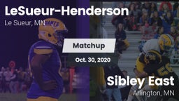 Matchup: LeSueur-Henderson vs. Sibley East  2020