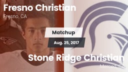 Matchup: Fresno Christian vs. Stone Ridge Christian  2017