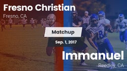 Matchup: Fresno Christian vs. Immanuel  2017