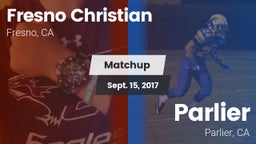 Matchup: Fresno Christian vs. Parlier  2017