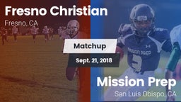 Matchup: Fresno Christian vs. Mission Prep 2018