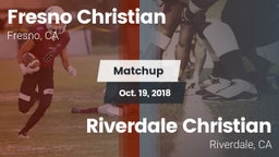 Matchup: Fresno Christian vs. Riverdale Christian  2018