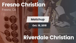 Matchup: Fresno Christian vs. Riverdale Christian 2018