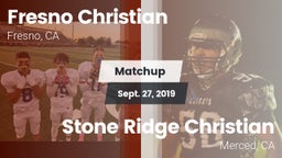 Matchup: Fresno Christian vs. Stone Ridge Christian  2019