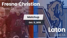 Matchup: Fresno Christian vs. Laton  2019