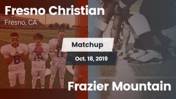 Matchup: Fresno Christian vs. Frazier Mountain 2019