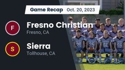 Recap: Fresno Christian vs. Sierra  2023