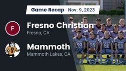 Recap: Fresno Christian vs. Mammoth  2023