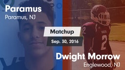 Matchup: Paramus vs. Dwight Morrow  2016