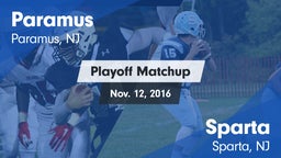 Matchup: Paramus vs. Sparta  2016