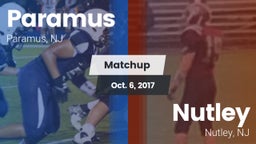 Matchup: Paramus vs. Nutley  2017