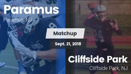 Matchup: Paramus vs. Cliffside Park  2018