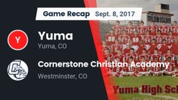 Recap: Yuma  vs. Cornerstone Christian Academy 2017