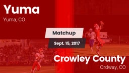 Matchup: Yuma vs. Crowley County  2017