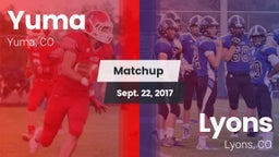 Matchup: Yuma vs. Lyons  2017