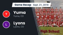 Recap: Yuma  vs. Lyons  2018