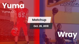 Matchup: Yuma vs. Wray  2018