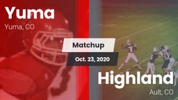 Matchup: Yuma vs. Highland  2020