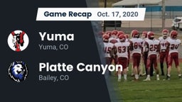 Recap: Yuma  vs. Platte Canyon  2020