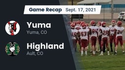 Recap: Yuma  vs. Highland  2021