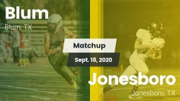 Matchup: Blum vs. Jonesboro  2020