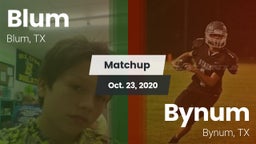 Matchup: Blum vs. Bynum  2020