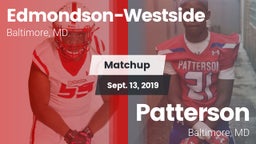 Matchup: Edmondson-Westside vs. Patterson  2019