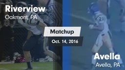 Matchup: Riverview vs. Avella  2016