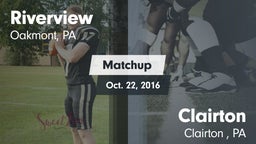 Matchup: Riverview vs. Clairton  2016