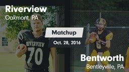 Matchup: Riverview vs. Bentworth  2016