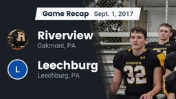 Recap: Riverview  vs. Leechburg  2017