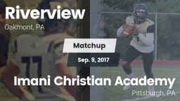 Matchup: Riverview vs. Imani Christian Academy  2017
