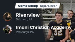 Recap: Riverview  vs. Imani Christian Academy  2017
