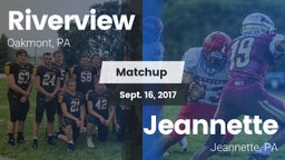 Matchup: Riverview vs. Jeannette  2017