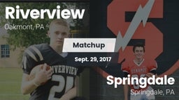 Matchup: Riverview vs. Springdale  2017