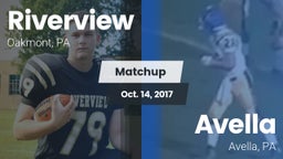 Matchup: Riverview vs. Avella  2017