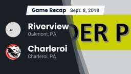 Recap: Riverview  vs. Charleroi  2018