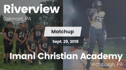 Matchup: Riverview vs. Imani Christian Academy  2018