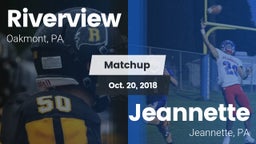 Matchup: Riverview vs. Jeannette  2018