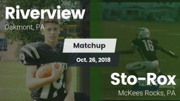 Matchup: Riverview vs. Sto-Rox  2018