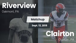 Matchup: Riverview vs. Clairton  2019