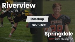 Matchup: Riverview vs. Springdale  2019
