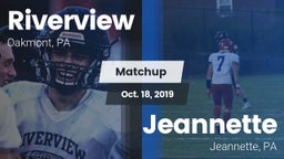 Matchup: Riverview vs. Jeannette  2019