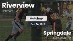 Matchup: Riverview vs. Springdale  2020