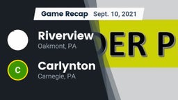 Recap: Riverview  vs. Carlynton  2021