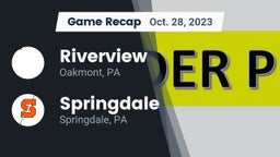 Recap: Riverview  vs. Springdale  2023