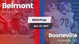 Matchup: Belmont vs. Booneville  2017