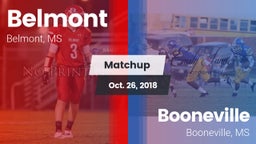 Matchup: Belmont vs. Booneville  2018